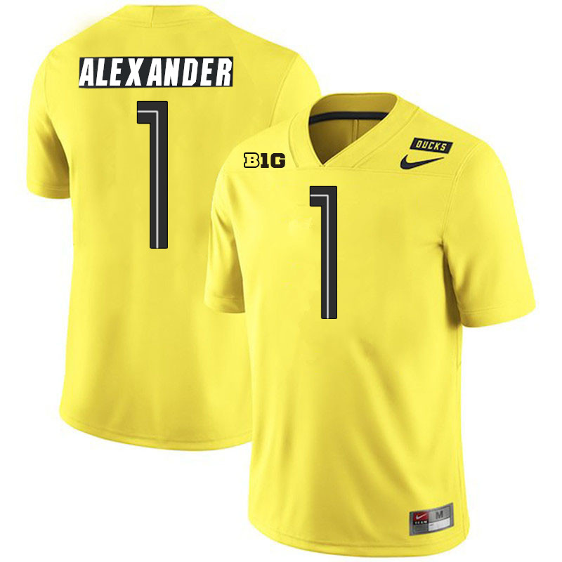 Bear Alexander Oregon Jersey,Oregon Ducks Football Uniforms,Jerseys Youth-Alternate Yellow